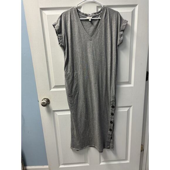 Gray Lucky Brand T-shirt Dress - Picture 1 of 6